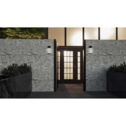 Quoizel 16 Inch Tall LED Outdoor Wall Light -LumeLux Shop Quoizel POE8407MBK 13