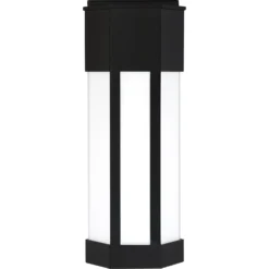 Quoizel 16 Inch Tall LED Outdoor Wall Light -LumeLux Shop Quoizel POE8407MBK 3