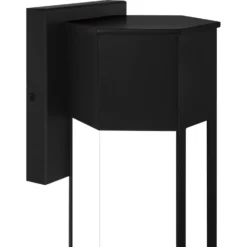 Quoizel 16 Inch Tall LED Outdoor Wall Light -LumeLux Shop Quoizel POE8407MBK 5