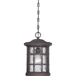 Quoizel Stonington 15 Inch Tall Outdoor Hanging Lantern -LumeLux Shop Quoizel SNN1909PN 4