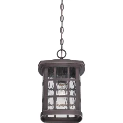 Quoizel Stonington 15 Inch Tall Outdoor Hanging Lantern -LumeLux Shop Quoizel SNN1909PN 5