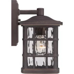 Quoizel Stonington 10 Inch Tall Outdoor Wall Light -LumeLux Shop Quoizel SNN8406PN 4