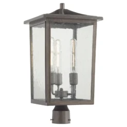 Riverside 21 Inch Outdoor Post By Quorum International -LumeLux Shop Quorum International 724 11 37 1