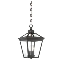Ellijay 15 Inch Tall 3 Light Outdoor Hanging Lantern By Savoy House