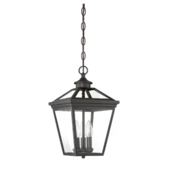 Ellijay 15 Inch Tall 3 Light Outdoor Hanging Lantern By Savoy House -LumeLux Shop Savoy House 5 146 13 B