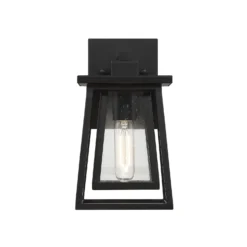 Savoy House Denver 11 Inch Tall Outdoor Wall Light -LumeLux Shop Savoy House 5 2020 BK C