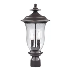 Trinity 20 Inch Tall 2 Light Outdoor Post Lamp By Thomas Lighting