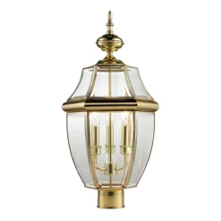 Ashford 23 Inch Tall 3 Light Outdoor Post Lamp By Thomas Lighting -LumeLux Shop Thomas Lighting 8603ep 85