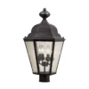 Cotswold 18 Inch Tall 4 Light Outdoor Post Lamp By Thomas Lighting