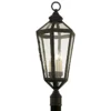 Calabasas 29 Inch Tall 3 Light Outdoor Post Lamp By Troy Lighting