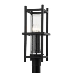 Carlo 21 Inch Tall 3 Light Outdoor Post Lamp By Troy Lighting