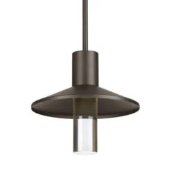 Visual Comfort Modern Collection Ash 12 Inch Tall LED Outdoor Hanging Lantern