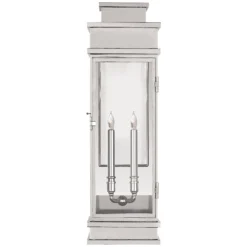 Chapman & Myers Linear 29 Inch Tall 2 Light Outdoor Wall Light By Visual Comfort Signature Collection -LumeLux Shop Visual Comfort Signature Collection CHD2911PNCG
