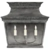 Chapman & Myers Elsinore 17 Inch Tall 3 Light Outdoor Wall Light By Visual Comfort Signature Collection