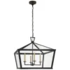 Chapman & Myers Darlanao 25 Inch Tall 4 Light Outdoor Hanging Lantern By Visual Comfort Signature Collection