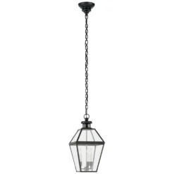 Chapman & Myers Stratford 19 Inch Tall 3 Light Outdoor Hanging Lantern By Visual Comfort Signature Collection