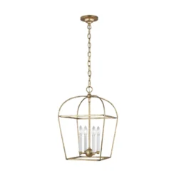 Chapman & Myers Stonington 13 Inch Cage Pendant By Visual Comfort Studio Collection