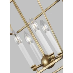 Chapman & Myers Stonington 13 Inch Cage Pendant By Visual Comfort Studio Collection -LumeLux Shop Visual Comfort Studio Collection FS CC1084ADB DET1