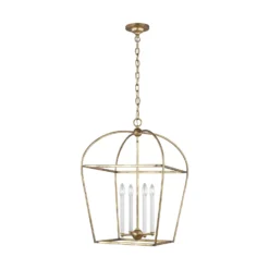 Chapman & Myers Stonington 18 Inch Cage Pendant By Visual Comfort Studio Collection