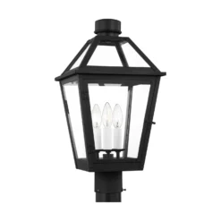 Hyannis 19 Inch Tall 3 Light Outdoor Post Lamp By Visual Comfort Studio Collection -LumeLux Shop Visual Comfort Studio Collection FS CO1413TXB ALT