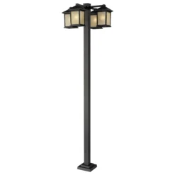 Holbrook 99 Inch Tall 4 Light Outdoor Post Lamp By Z-Lite