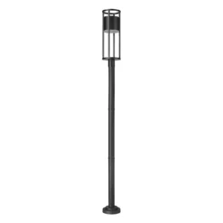 Z-Lite Luca 101 Inch Tall LED Outdoor Post Lamp -LumeLux Shop Z Lite 517PHB 567P BK LED NL 7