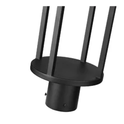 Z-Lite Luca 21 Inch Tall LED Outdoor Post Lamp -LumeLux Shop Z Lite 517PHM BK LED AT 6