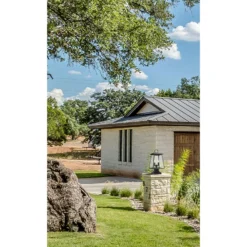 Broughton 21 Inch Tall 2 Light Square Base Outdoor Pier Lamp By Z-Lite -LumeLux Shop Z Lite 521PHMS SQPM BK RS 3