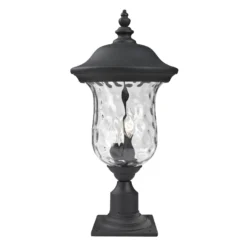 Armstrong 25 Inch Tall 3 Light Outdoor Pier Lamp By Z-Lite