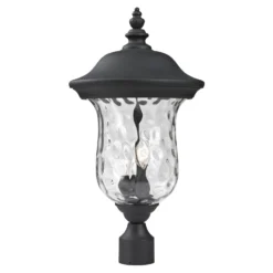Armstrong 23 Inch Tall 3 Light Outdoor Post Lamp By Z-Lite