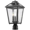 Bayland 17 Inch Tall 3 Light Outdoor Post Lamp By Z-Lite