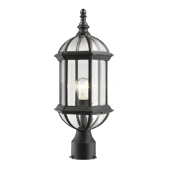 Z-Lite Annex 19 Inch Tall Outdoor Post Lamp -LumeLux Shop Z Lite 563PHM BK 3