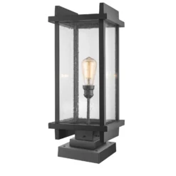 Z-Lite Fallow 24 Inch Tall Outdoor Pier Lamp