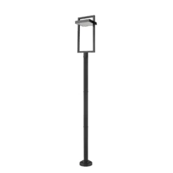 Z-Lite Luttrel 104 Inch Tall LED Outdoor Post Lamp -LumeLux Shop Z Lite 566PHXLR 567P BK LED NL 7