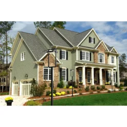 Z-Lite Luttrel 104 Inch Tall LED Outdoor Post Lamp -LumeLux Shop Z Lite 566PHXLR 567P BK LED RS 3