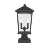 Beacon 22 Inch Tall 2 Light Outdoor Pier Lamp By Z-Lite