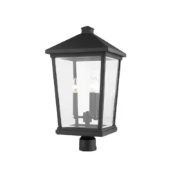 Beacon 23 Inch Tall 3 Light Outdoor Post Lamp By Z-Lite