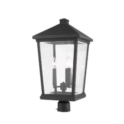 Beacon 23 Inch Tall 3 Light Outdoor Post Lamp By Z-Lite -LumeLux Shop Z Lite 568PHXLR ORB AT 4