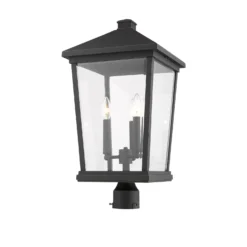 Beacon 23 Inch Tall 3 Light Outdoor Post Lamp By Z-Lite -LumeLux Shop Z Lite 568PHXLR ORB AT 6