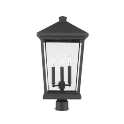 Beacon 23 Inch Tall 3 Light Outdoor Post Lamp By Z-Lite -LumeLux Shop Z Lite 568PHXLR ORB NL 7