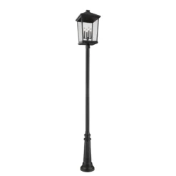 Beacon 125 Inch Outdoor Post By Z-Lite -LumeLux Shop Z Lite 568PHXXLR 511P BK AT 5