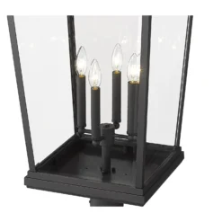 Beacon 125 Inch Outdoor Post By Z-Lite -LumeLux Shop Z Lite 568PHXXLR 511P BK AT 6