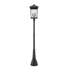 Beacon 113 Inch Outdoor Post By Z-Lite -LumeLux Shop Z Lite 568PHXXLR 564P BK AT 4