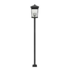 Beacon 124 Inch Outdoor Post By Z-Lite -LumeLux Shop Z Lite 568PHXXLS 536P BK AT 4
