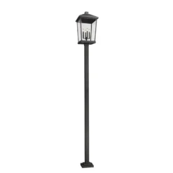 Beacon 124 Inch Outdoor Post By Z-Lite -LumeLux Shop Z Lite 568PHXXLS 536P BK AT 5