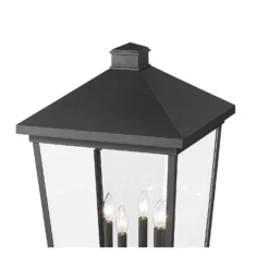 Beacon 124 Inch Outdoor Post By Z-Lite -LumeLux Shop Z Lite 568PHXXLS 536P BK AT 6