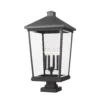 Beacon 32 Inch Tall 4 Light Outdoor Pier Lamp By Z-Lite