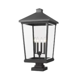 Beacon 32 Inch Tall 4 Light Outdoor Pier Lamp By Z-Lite