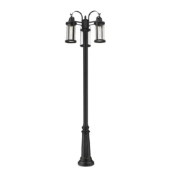 Roundhouse 115 Inch Tall 3 Light Outdoor Post Lamp By Z-Lite