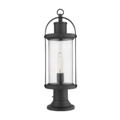 Z-Lite Roundhouse 22 Inch Tall Outdoor Pier Lamp -LumeLux Shop Z Lite 569PHM 553PM BK NL 7